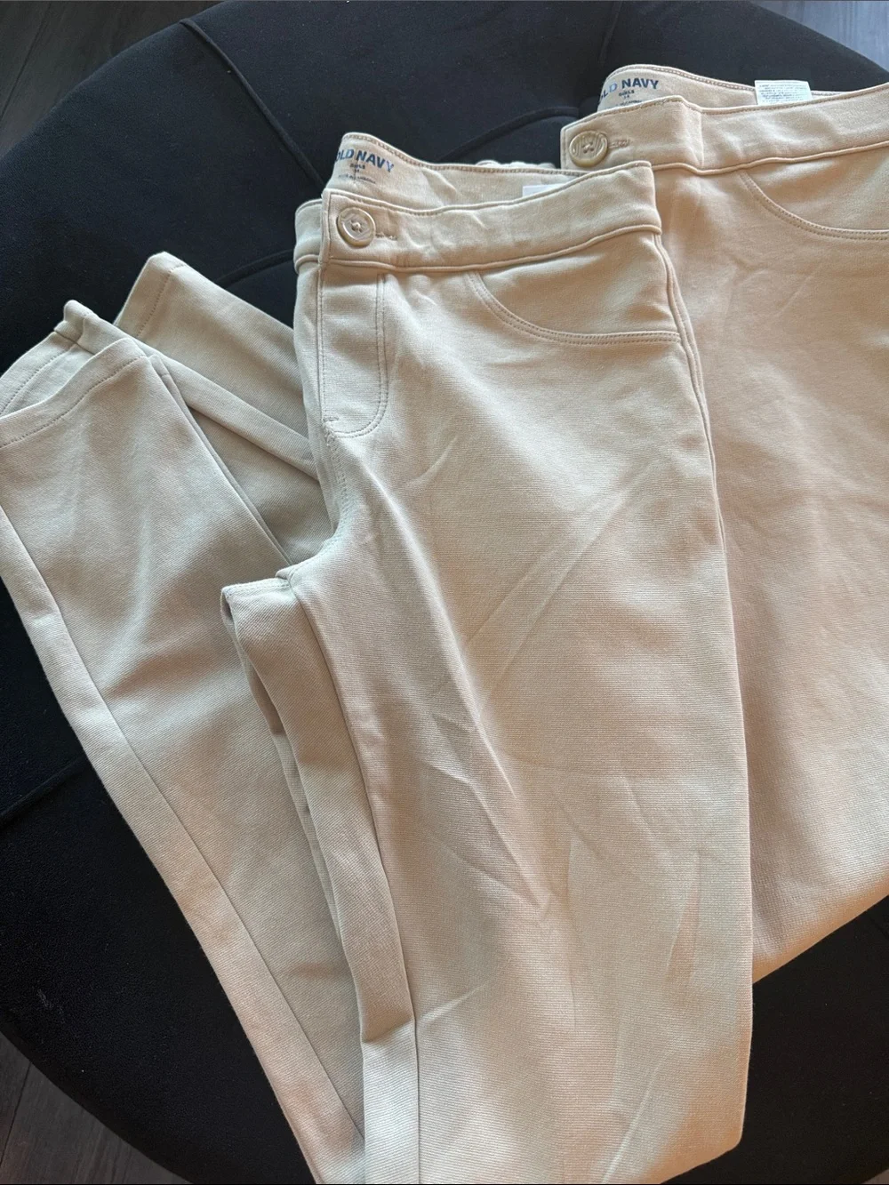 Old Navy Girls' Beige Pull-On Jeggings